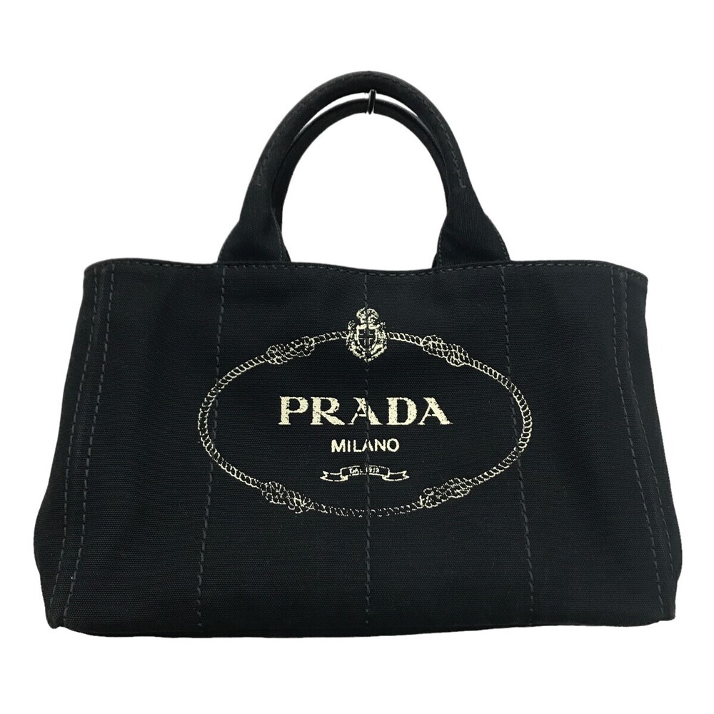 Prada Canapa Tote Bag Canvas